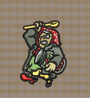 Embroidery digitizing design