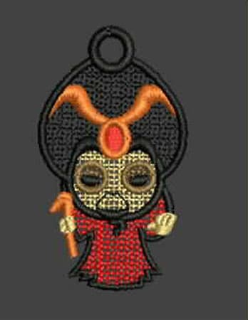 Free standing lace embroidery design