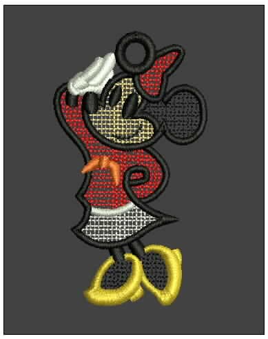Free standing lace embroidery design