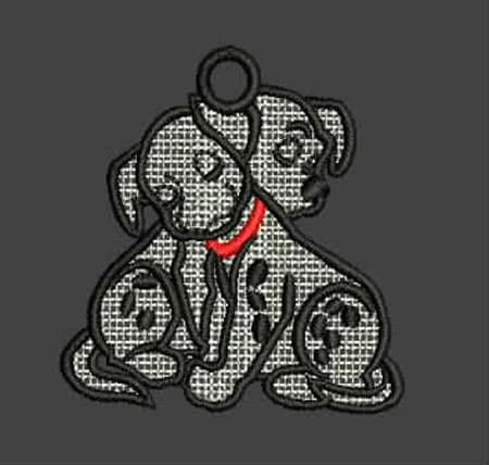 Free standing lace embroidery design